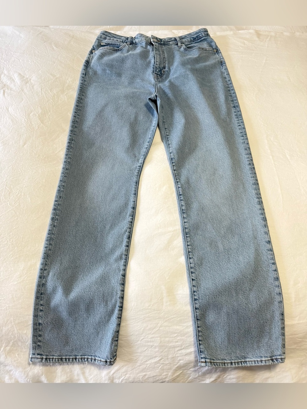 Frame | Women’s 33 (31.5” Inseam) | The Ruler Straight Leg Jeans Dolly High Rise